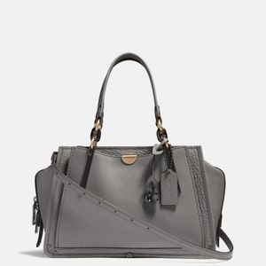 Coach Women's Grey Dreamer Leather Satchel